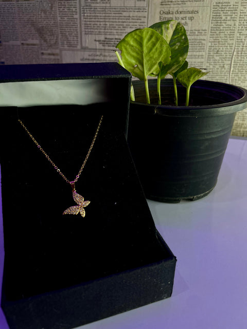 Butterfly Necklace Chain