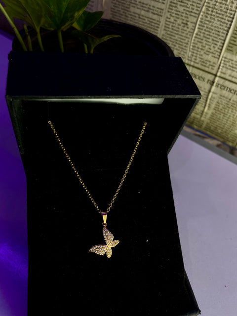 Butterfly Necklace Chain